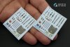 Quinta Studio QD32038 F-4E early/F-4EJ 3D-Printed & coloured Interior on decal paper (for Tamiya kit) 1/32